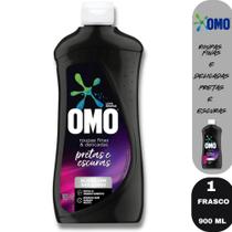 Sabão Líquido OMO Roupas Finas e Delicadas Roupas Pretas e Escuras 900ml Kit 2un