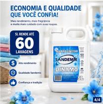 Sabão liquido para roupas dinamo sandemix 5l
