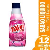 Sabao liquido tixan ype express cuida das roupas 12x1l