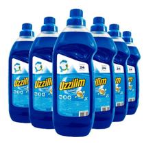 Sabão Líquido Uzzilim Lava Roupa 2L Embalagem com 6 Unidades