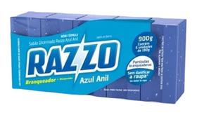 Sabão multiuso em barra razzo neutro azul anil 5x180g 900g