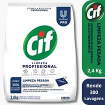 Sabão Pó Alto Rendimento para Limpeza Pesada Cif Pro 2,4kg