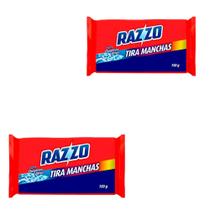 Sabão Razzo Tira Manchas Kit Com 2 Unidades De 150g