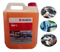 Sabão Shampoo Com Cera Para Carros, Motos Caminhões 5 Litros - Wurth