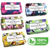 Sabonete 100% Natural Vegetal Bagno De Alta Fixação E Hidratação 180g