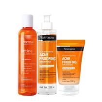 Sabonete Acne Proofing + Esfoliante Acne Proofing + Tonico Adstringente Actine Sabonete Acne Proofing + Esfoliante Acne Proofing + Tonico Adstringente Actine