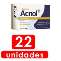 Sabonete acnol antiacne ideal no combate a cravos espinhas remove excesso de oleosidade combo 22x80g - Arte Nativa