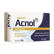 Sabonete acnol antiacne ideal no combate a cravos espinhas remove excesso de oleosidade da pele 80g