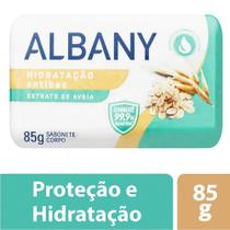 Sabonete Albany Hidratação Antibac Extrato de Aveia 85g Embalagem com 12 Unidades