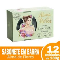 Sabonete alma de flores 12x130g glicerinado fougere Sabonete alma de flores 12x130g glicerinado fougere
