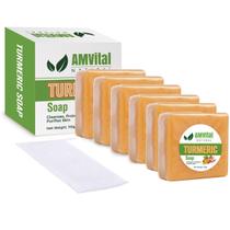 Sabonete AmVital Turmeric para rosto e corpo, 100% natural Sabonete AmVital Turmeric para rosto e corpo, 100% natural