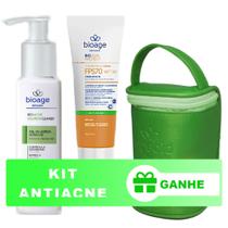 Sabonete Antiacne + Protetor Solar Fps70 kit Antiacne - Bioage