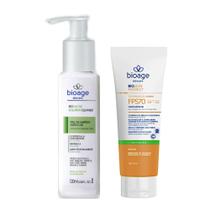 Sabonete Antiacne + Protetor Solar Fps70 kit Antiacne - Bioage