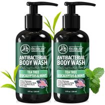 Sabonete antibacteriano Derma-Nu Body Wash com Tea Tree, pacote com 2 unidades