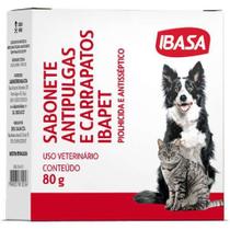 Sabonete Antipulgas e Carrapatos 80g - IBASA