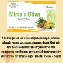 Sabonete Antisséptico Natural Lianda Mirra e Oliva 90g