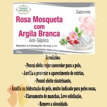 Sabonete Antisséptico Natural - Lianda Rosa Mosqueta Com Argila Branca 90g