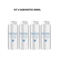 Sabonete Antisséptico Pielsana com PHMB 500ml KIT 4 Sabonetes Sabonete Antisséptico Pielsana com PHMB 500ml KIT 4 Sabonetes