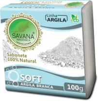 Sabonete argila branca esfoliante facial e corporal 100% natural diversas fragrâncias