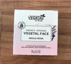 Sabonete Artesanal Argila Rosa 90g - Vegetal do Brasil