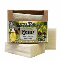 Sabonete Artesanal de Castela Puro Azeite de Oliva Extra Virgem Hipoalergênico, Suave e Natural 110g
