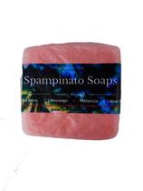 Sabonete Artesanal De Melancia Banho Mãos Corpo 70G - Spampinato Soaps
