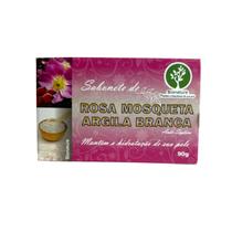 Sabonete Artesanal de Rosa Mosqueta e argila branca - 90g - Bionature