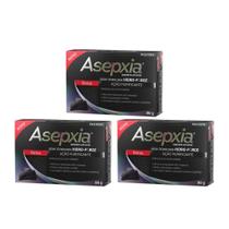Sabonete Asepxia 80G Carvao - Kit Com 3Un