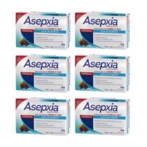 Sabonete Asepxia 80G Esfoliante - Kit Com 6Un