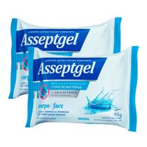 Sabonete Asseptgel Antibacteriano Original 85g Kit com duas unidades