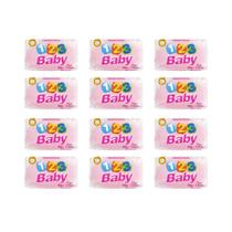 Sabonete Baby 123 Rosa - Kit Com 12Un