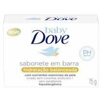 Sabonete Baby Dove Hidratacao Balanceada Barra, 75G