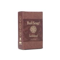 Sabonete Bali Soap Sandalwood Bar 100g, pacote com 3 esfoliantes, veganos