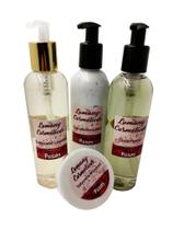 Sabonete Barra 85gr/Liq/Shampoo/Cond Artesanal 250 ML Rosas