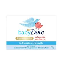 Sabonete barra infantil dove baby hidratação enriquecida 75g