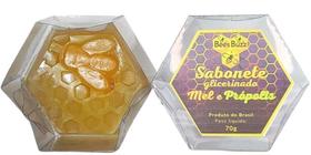 Sabonete barra Mel e Própolis sextavado/Abelhas, 70g