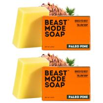 Sabonete Beast Mode Paleo Pine Natural com Sebo 2 Unidades Sabonete Beast Mode Paleo Pine Natural com Sebo 2 Unidades