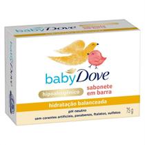Sabonete Bebê Barra Hidratação Balanceada Dove Baby 75g
