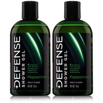 Sabonete Body Wash Defense Organic Peppermint 360ml (pacote com 2)