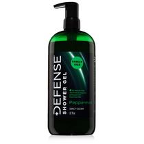 Sabonete Body Wash Defense Organic Peppermint 960 ml com óleo de melaleuca