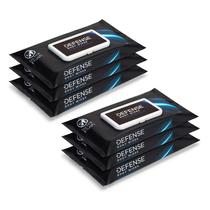 Sabonete Body Wipes Defense totalmente natural com óleo de melaleuca 40x6