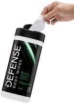 Sabonete Body Wipes Defense, totalmente natural de hortelã, 40 unidades