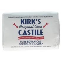 Sabonete Castile Bar Original 4 Oz (3 unidades) da Kirk's Natural Products (pacote com 4)