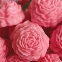 Sabonete Chá de Bebê Rosa Flor Lembrancinha Casamento Festa Kit 5 Unidades