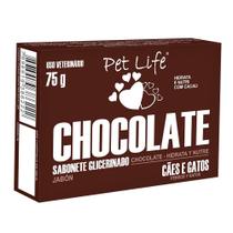 Sabonete Chocolate Pet life para Cães e Gatos - 75 g