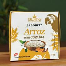 Sabonete Clareador Arroz & Copaíba Clareia Manchas, Melasma, Controla Acne e Oleosidade Bioilha