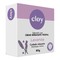 Sabonete Cloy Barra Com Hidratante Vegetal 80gr Lavanda