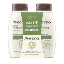 Sabonete corporal Aveeno, hidratante diário, 532 ml, pele seca e sensível