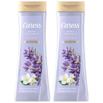 Sabonete corporal Caress Relaxing Jasmine & Lavanda, 600 ml, pacote com 2 unidades