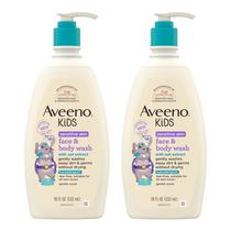 Sabonete corporal e facial Aveeno Kids Sensitive Skin 530 ml (pacote com 2)